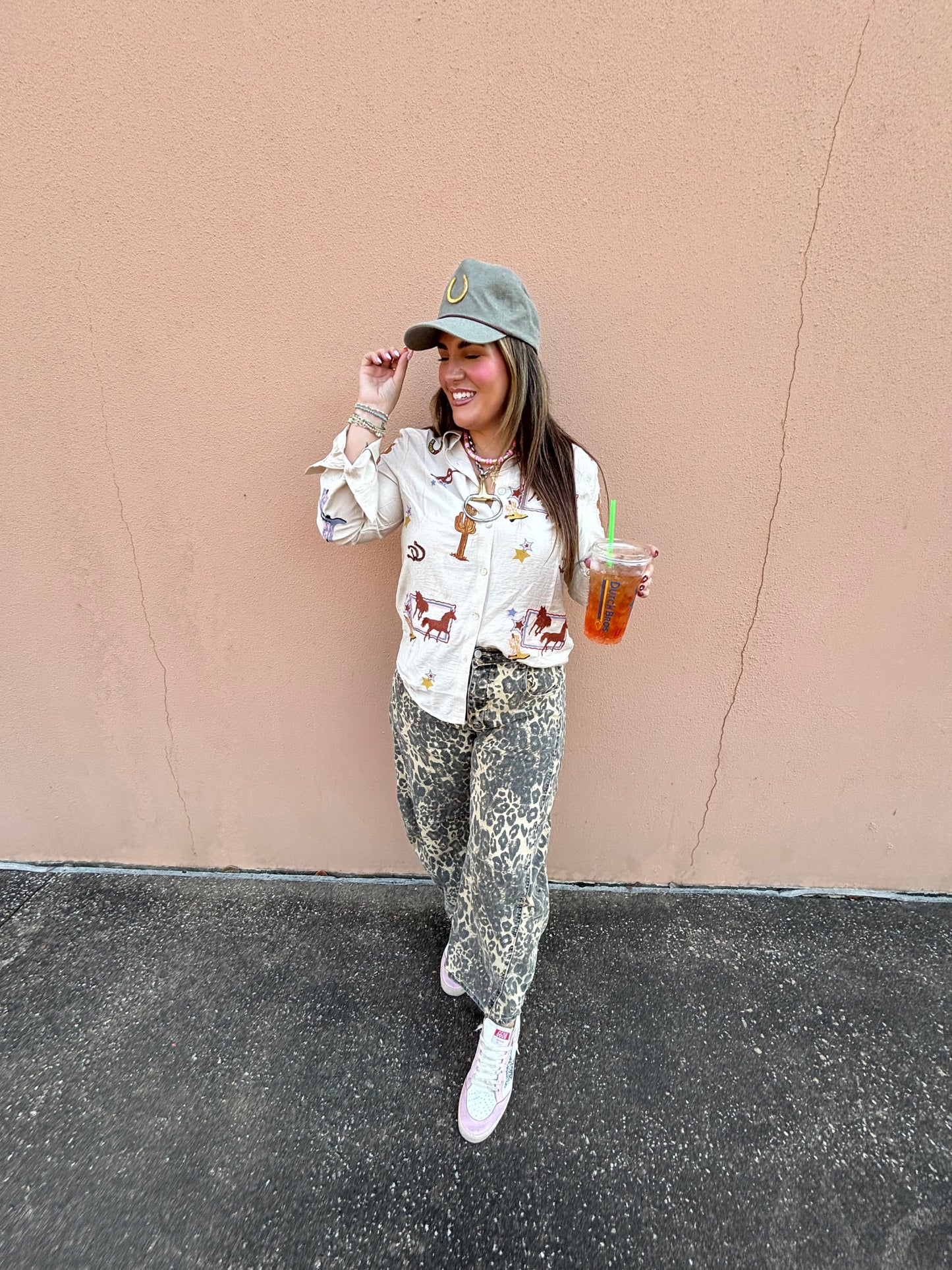 Embroidered Western Blouse