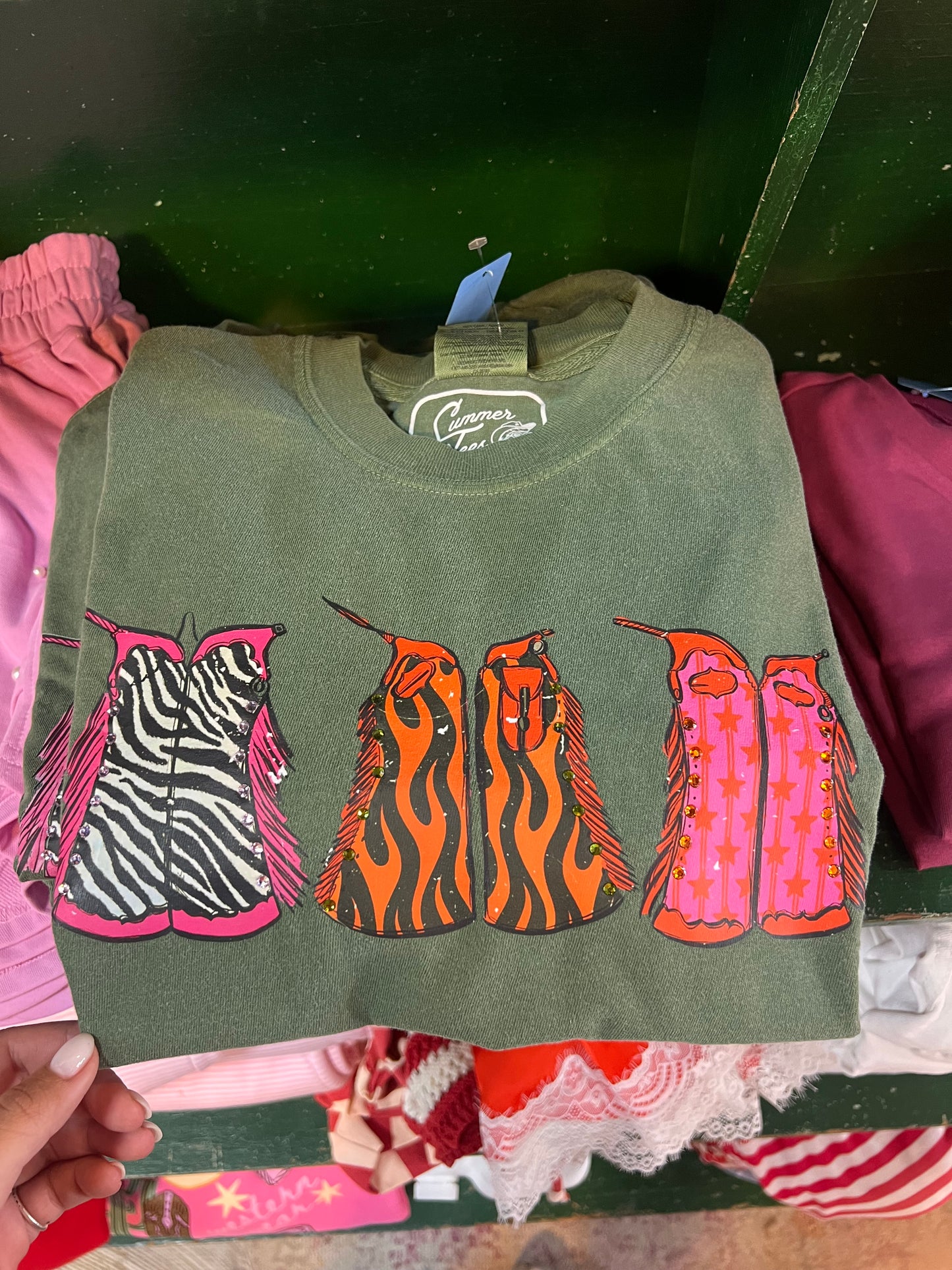 Chappy Cowgirl Vibes Tshirt