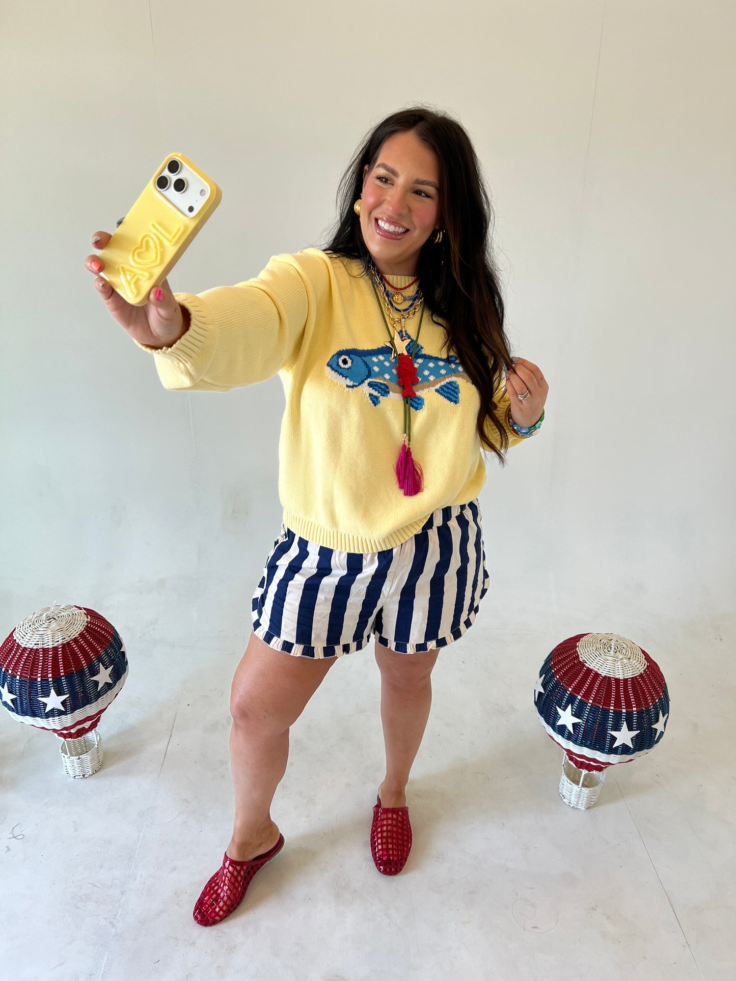 Yellow Fish Sweater