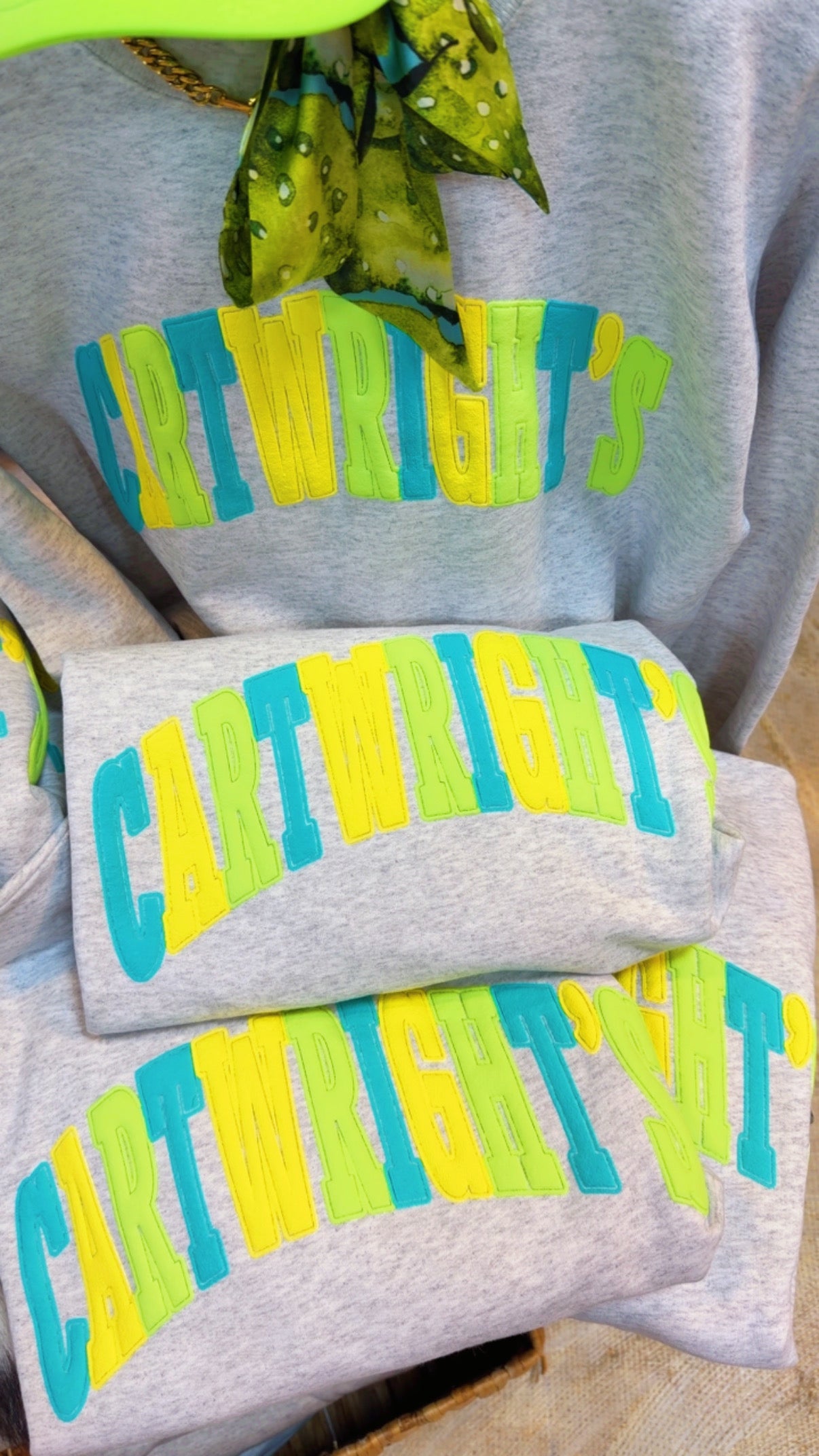 Cartwright’s Lemon Lime Limited Edition Sweatshirt 🍋‍🟩🦋🐠🍋🍀