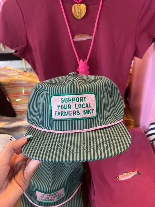 Support Your Local Farmers Mkt Trucker Hat