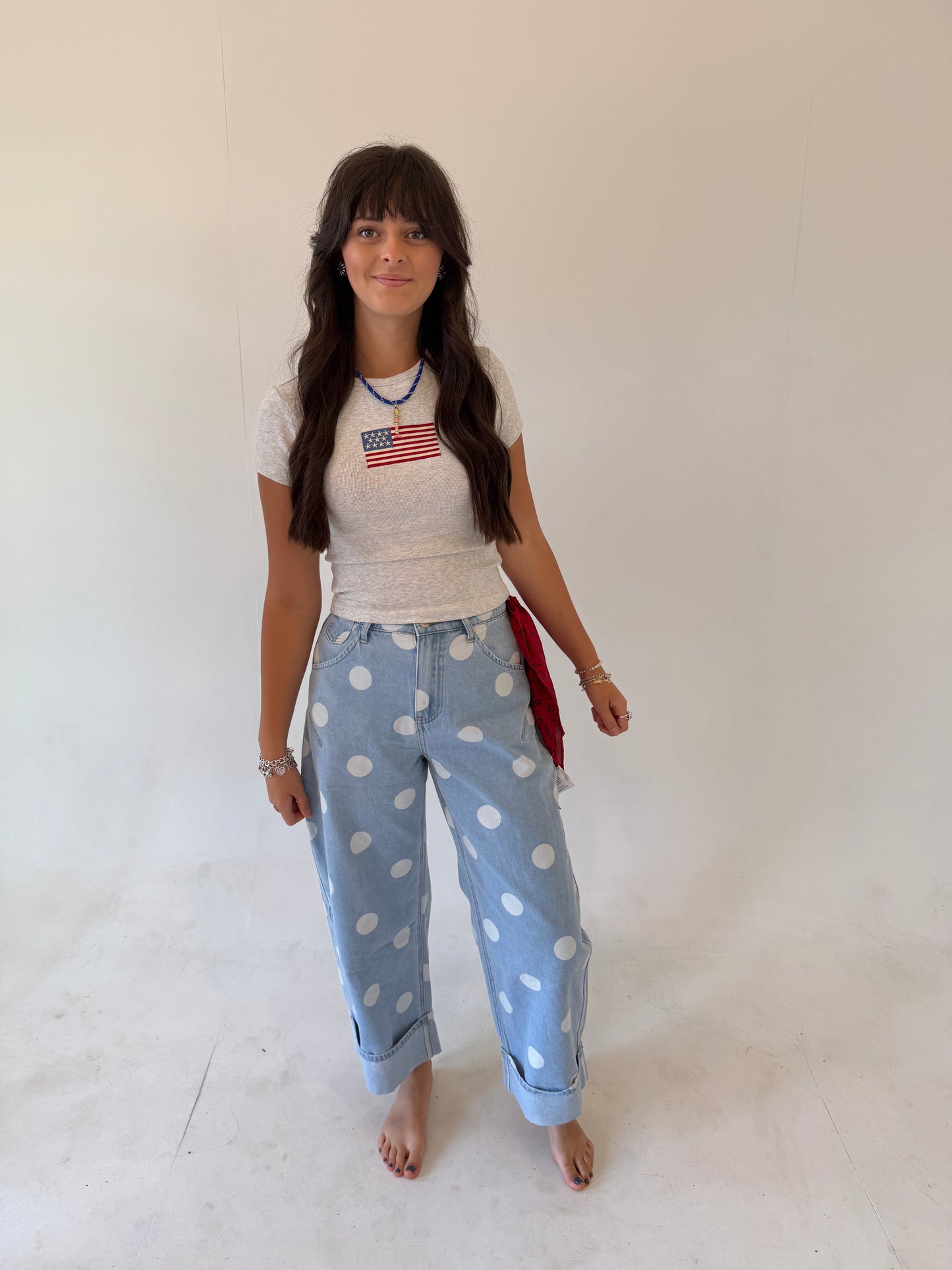 Polka Dot Jeans