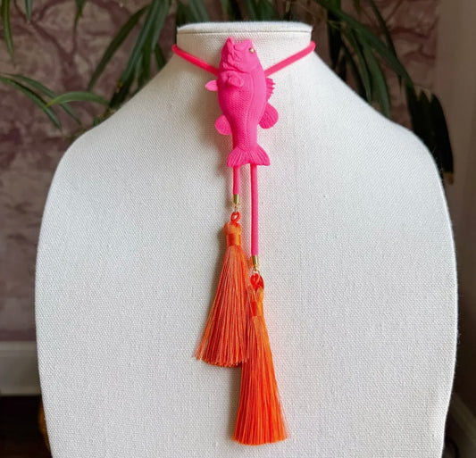Hot Pink Fish Bolo