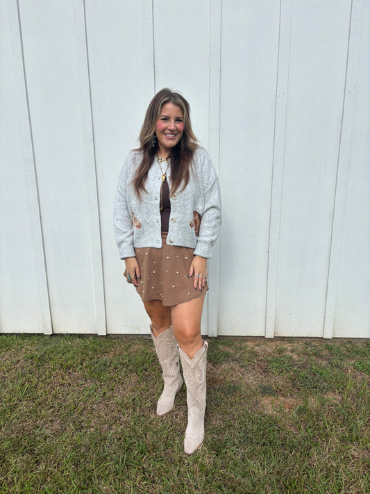 Gray Horse Cardigan