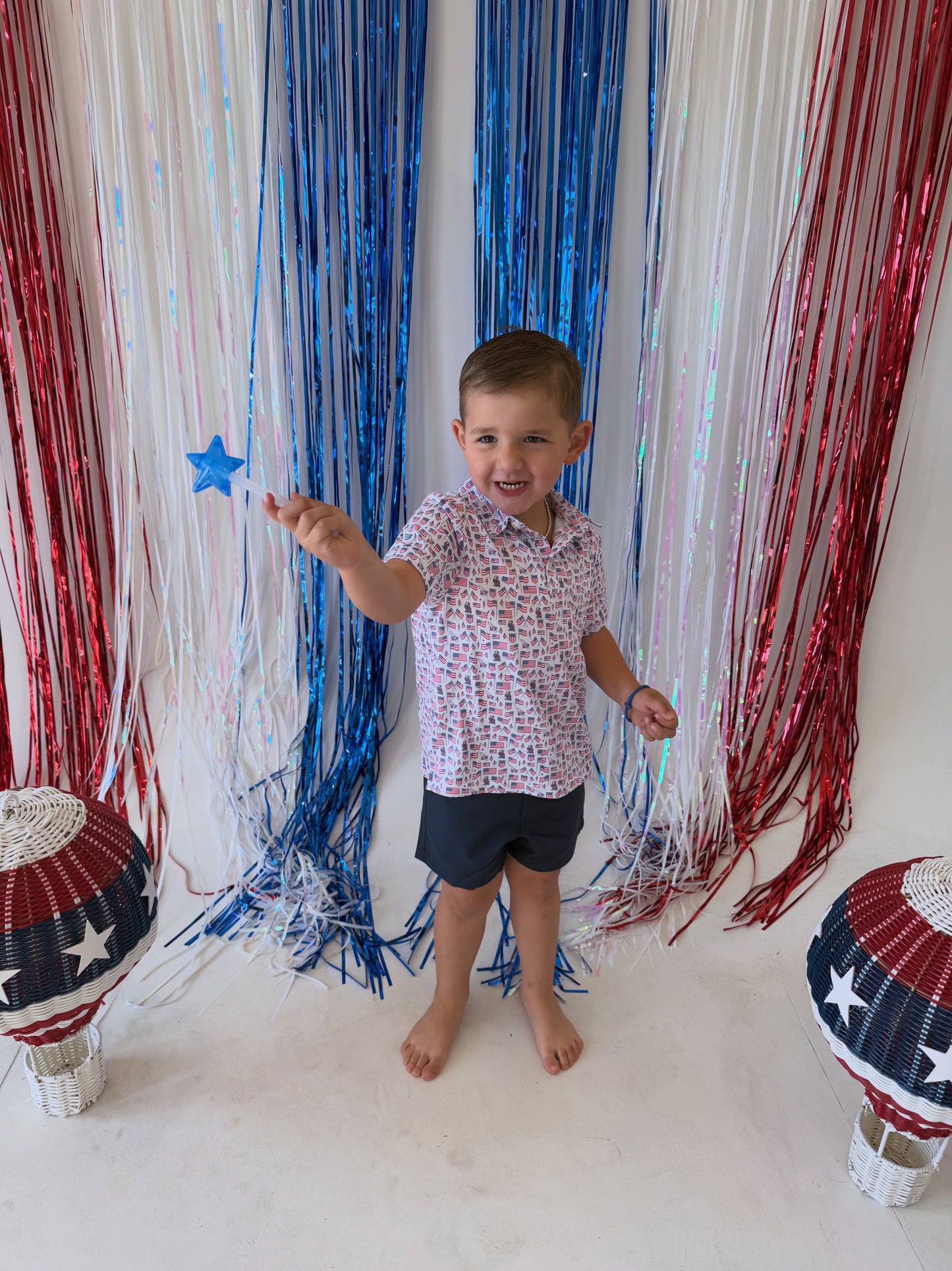 Boys Burlebo Navy Shorts