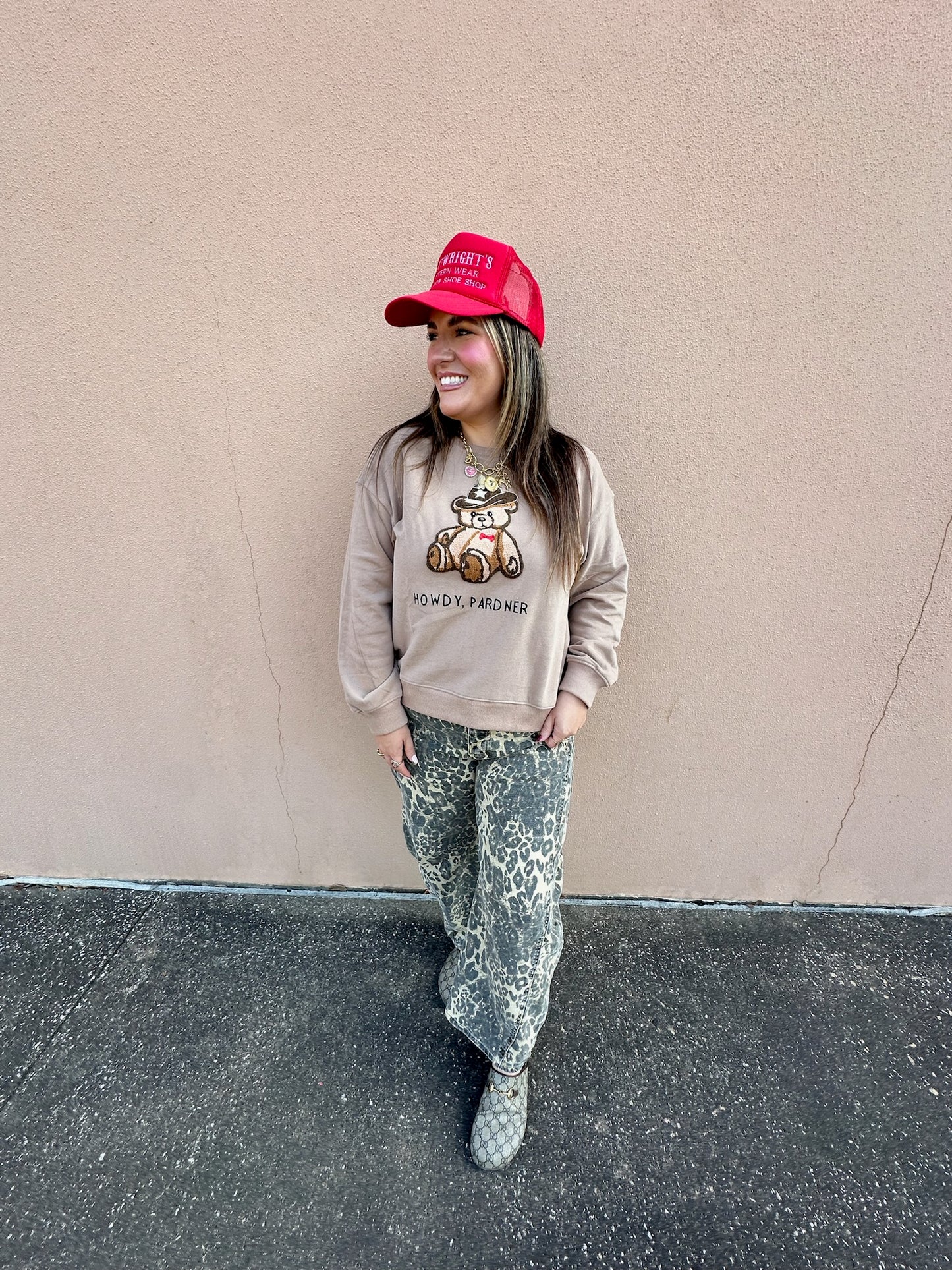 Cowboy Teddy Bear Sweatshirt