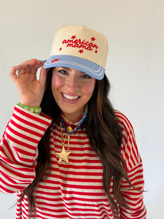 American Mama Trucker Hat