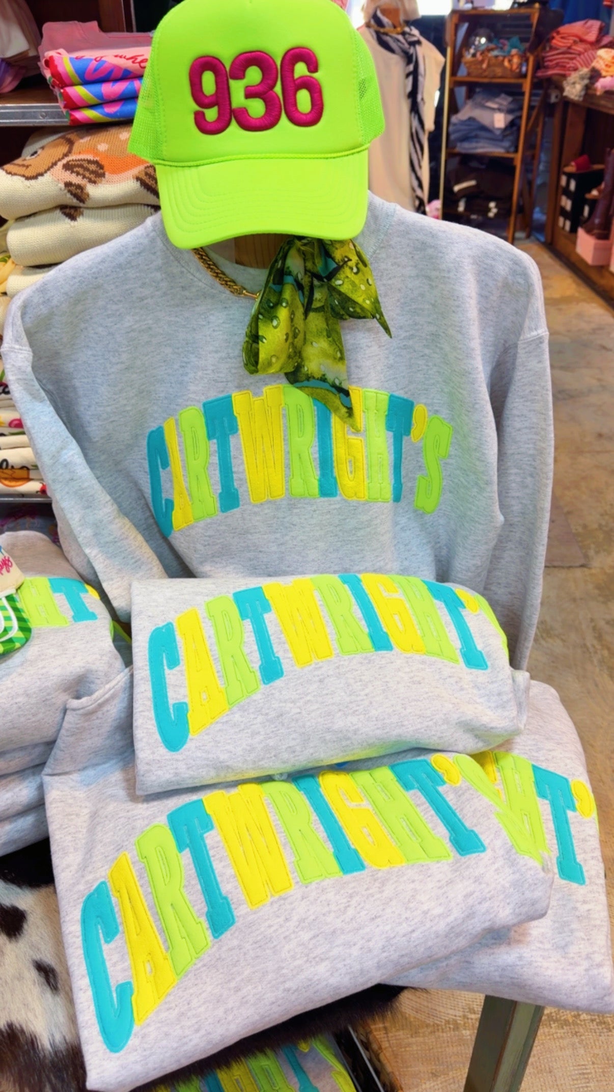 Cartwright’s Lemon Lime Limited Edition Sweatshirt 🍋‍🟩🦋🐠🍋🍀