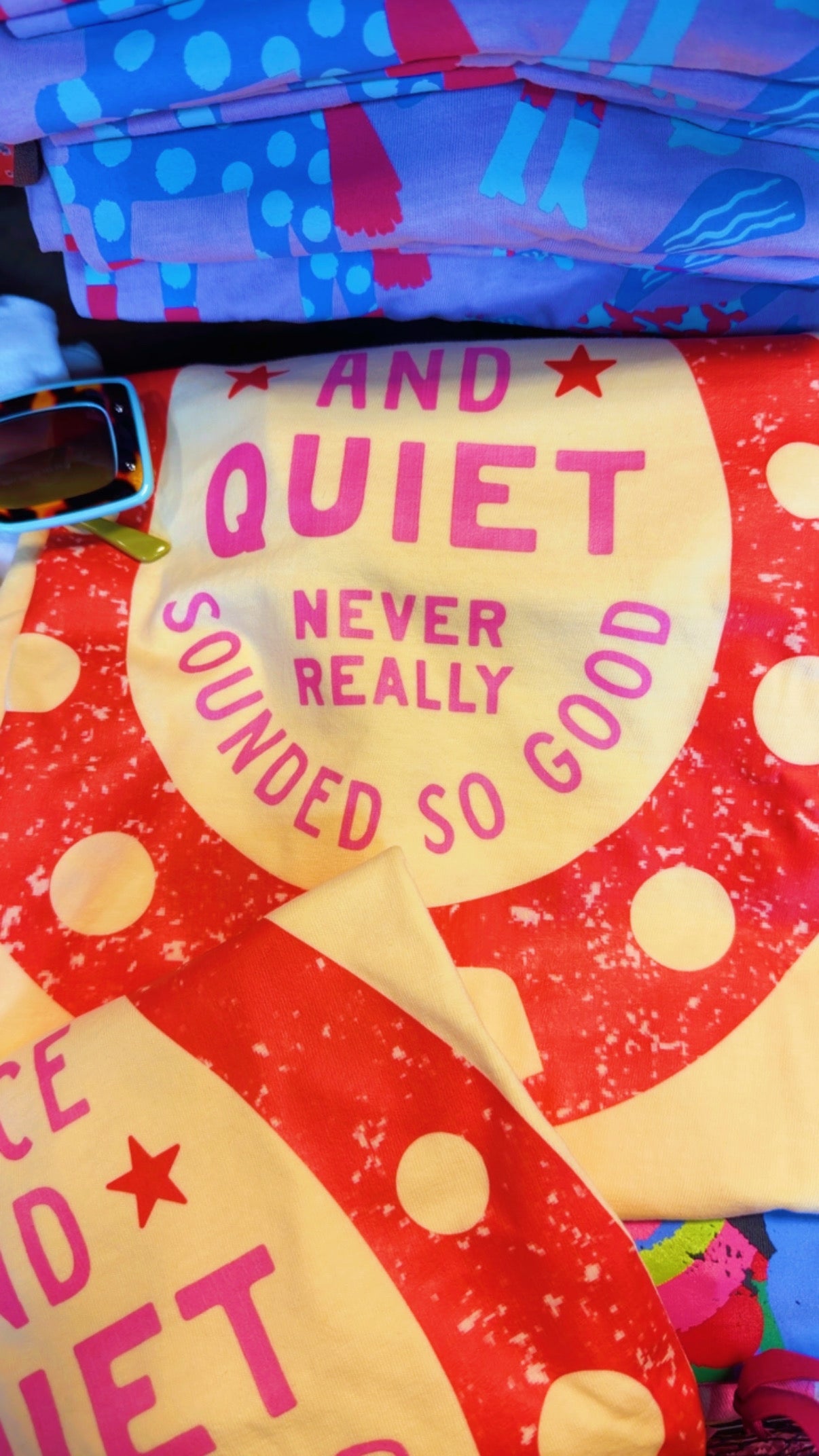 Peace & Quiet Yellow Tshirt