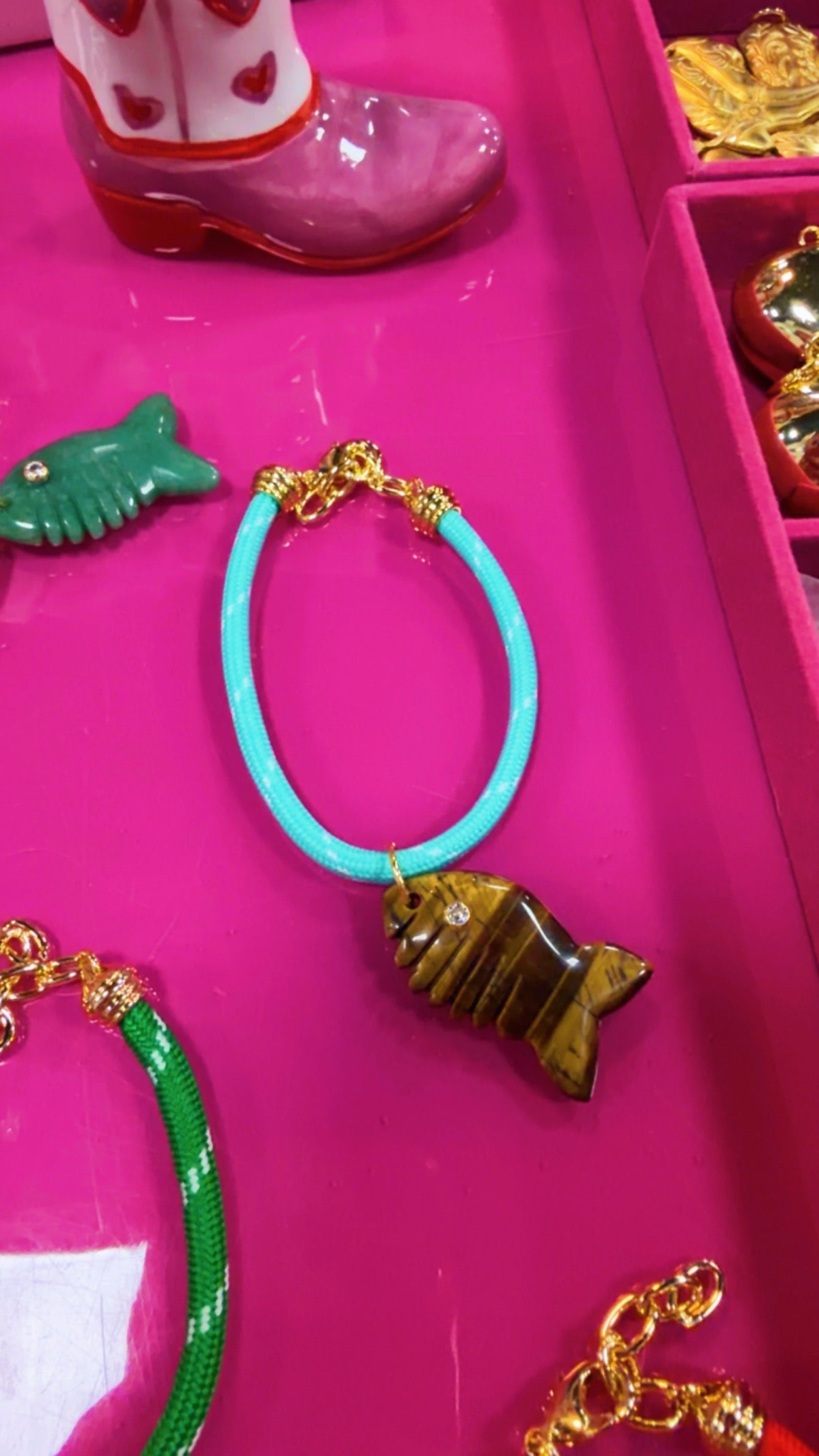 Moore Jewlz Turquoise Fish Cord Bracelet🐟