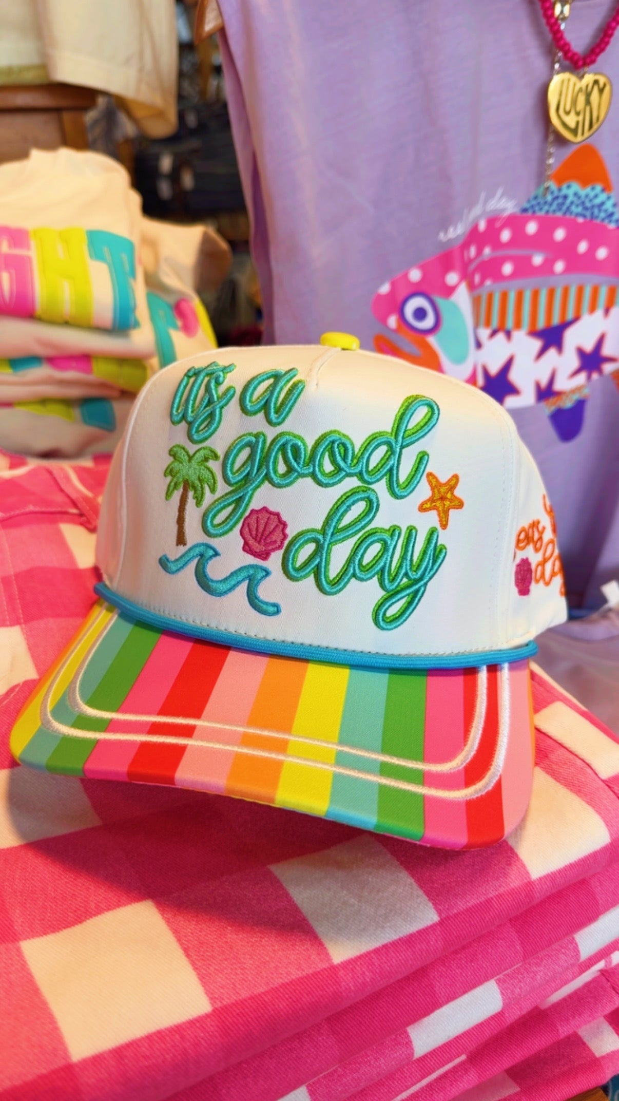 Seas The Day Trucker Hat