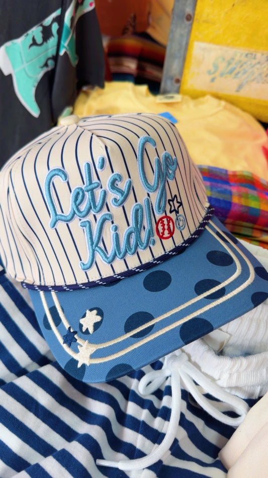 Let’s Go Kid Baseball Trucker Hat