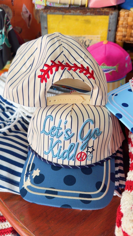 Let’s Go Kid Baseball Trucker Hat