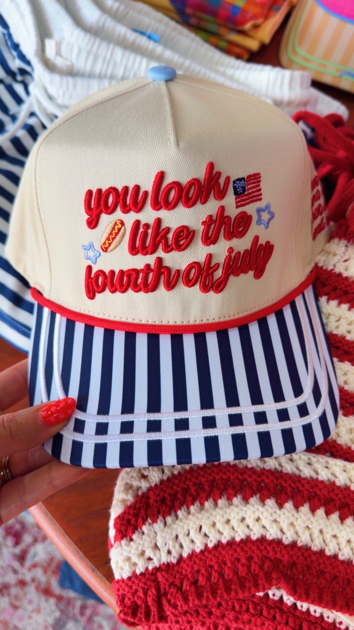 You Look Like The 4th Of July Trucker Hat