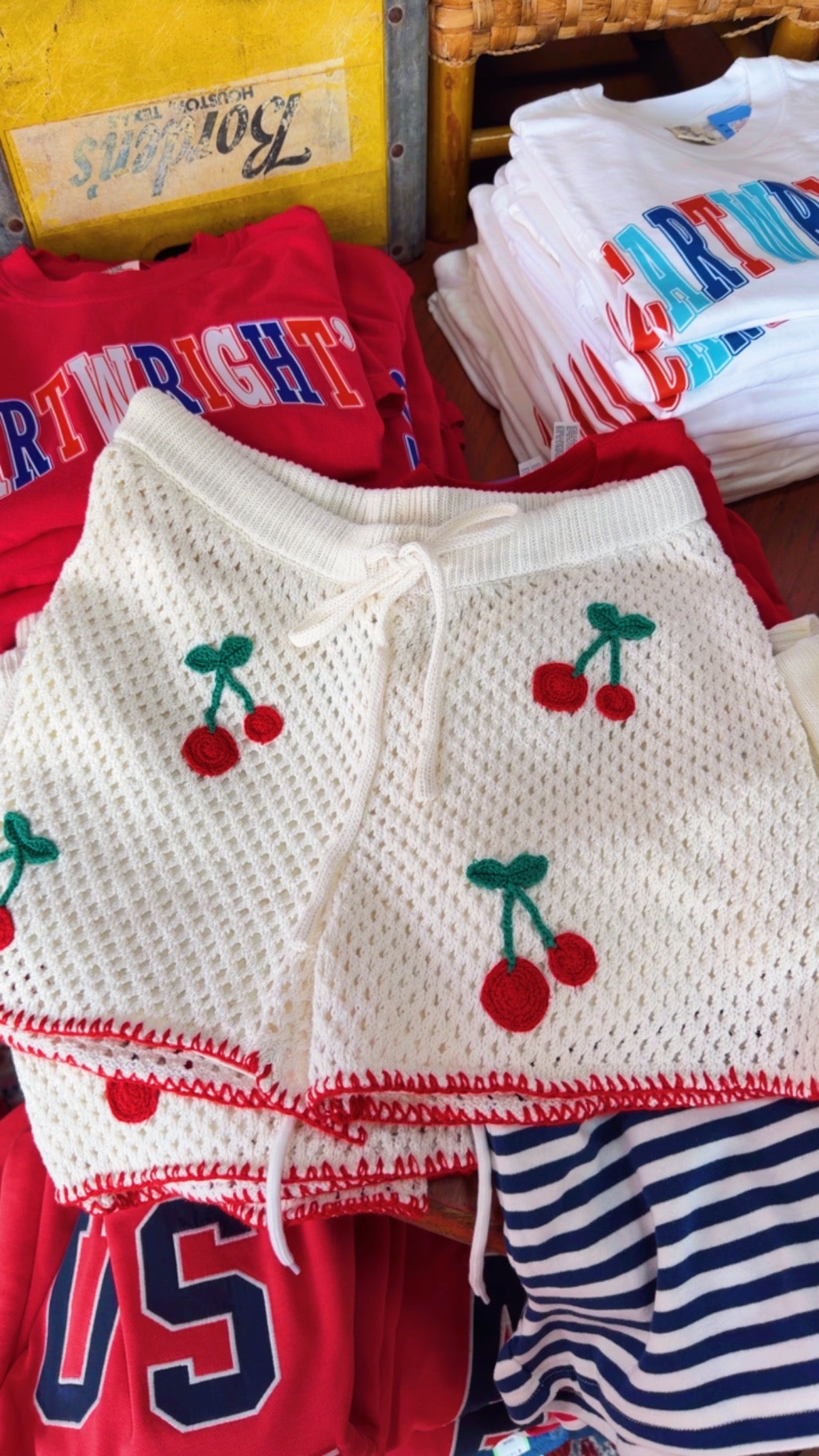 Cherry Crochet Shorts🍒