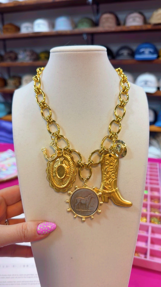 Moore Jewlz Charm Necklace- Horse Girl Edition