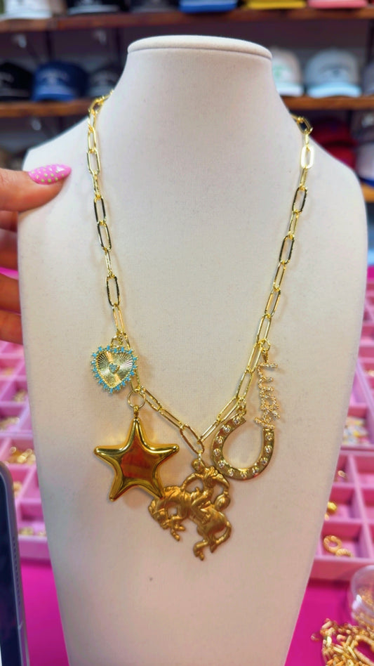 Moore Jewlz Charm Necklace-Lucky Girl Edition