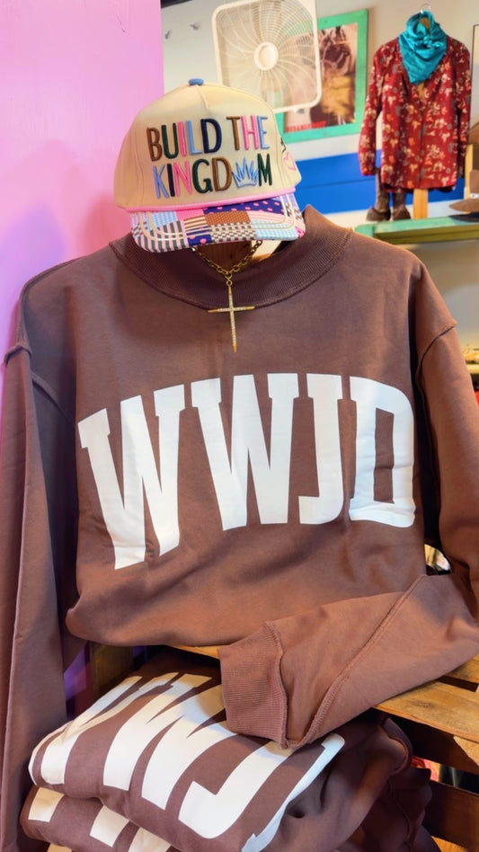 WWJD/AMEN Mockneck
