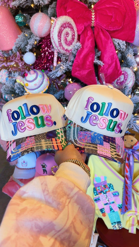 Follow Jesus Trucker Hat