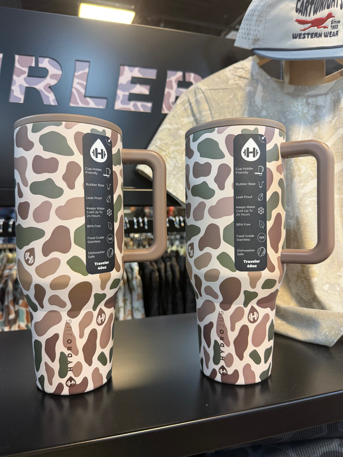 Hydro Jug Duck Camo 40 oz Traveler Tumbler