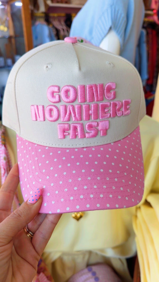 Going Nowhere Fast Trucker Hat