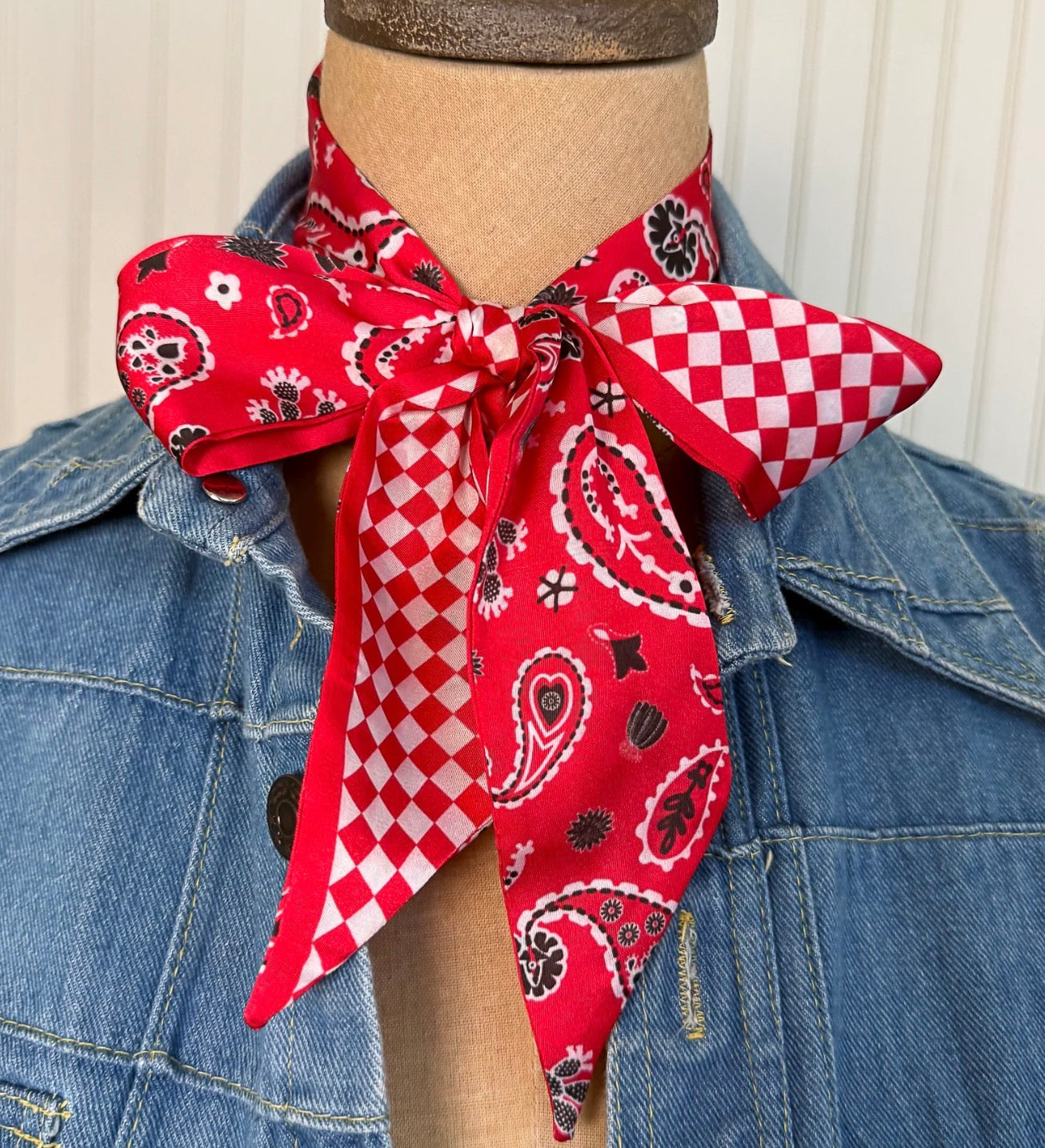 Red Bandana Twilly