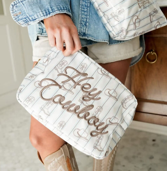 Hey Cowboy Large Pouch