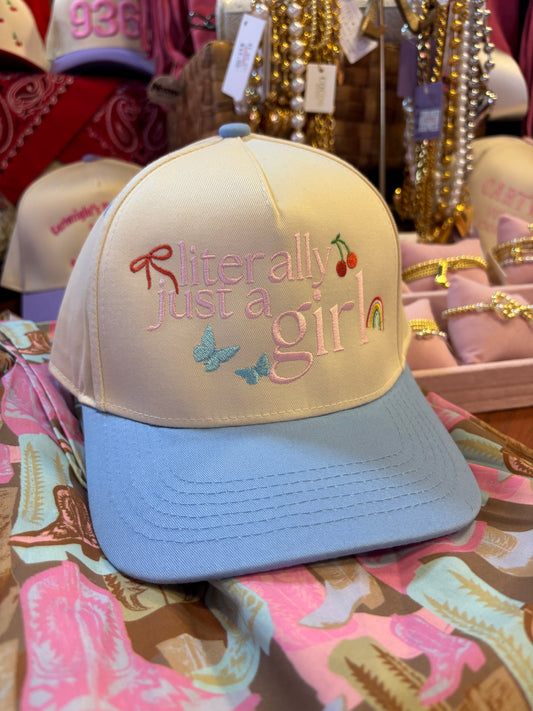 Literally Just A Girl Icon Trucker Hat