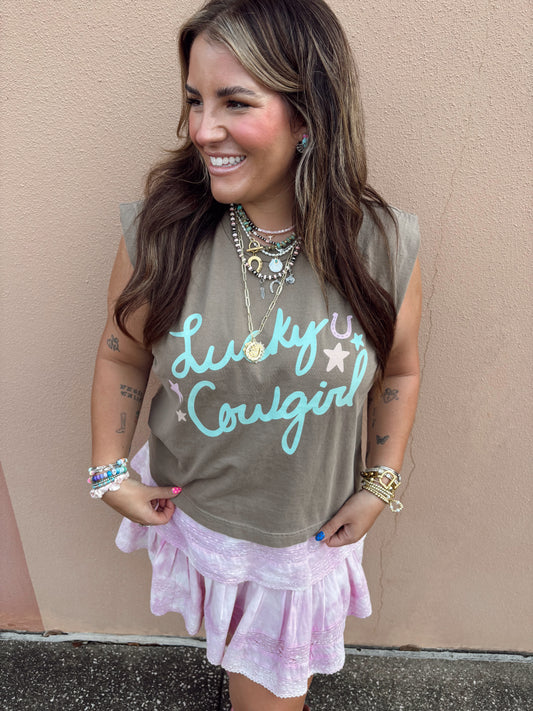 Lucky Cowgirl Tank