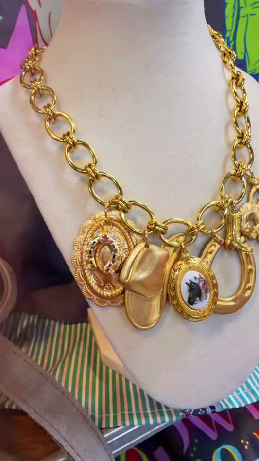 Moore Jewlz Charm Necklace-Rodeo Edition